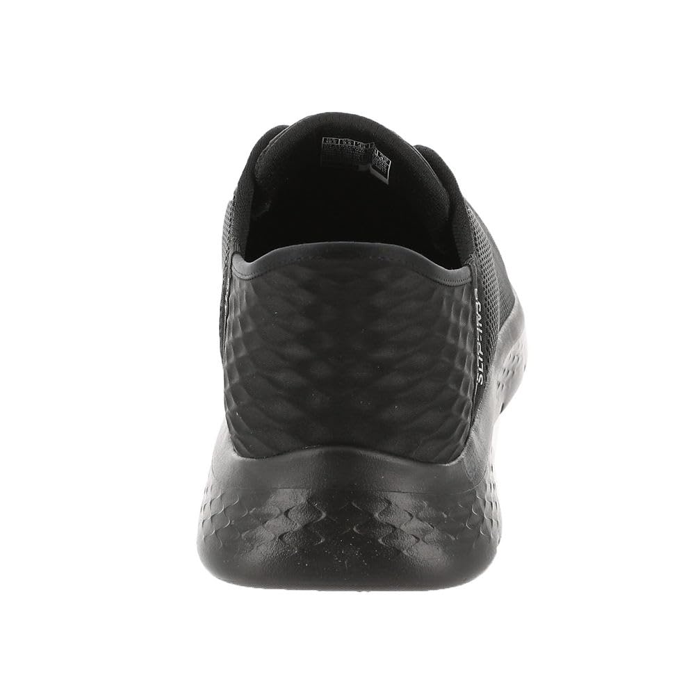 Skechers Men's Go Walk Flex Hands Free Slip-Ins Sneaker, Black/Black, 12